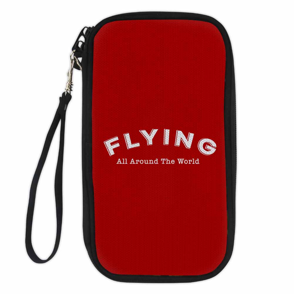 Flying All Around The World Designed Travel Cases & Wallets