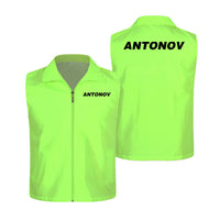 Thumbnail for Antonov & Text Designed Thin Style Vests