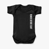 Thumbnail for Remove Before Flight 2 Designed Baby Bodysuits