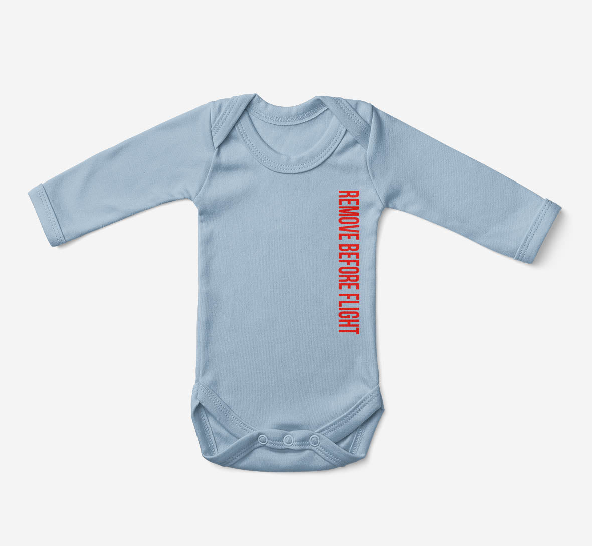 Remove Before Flight 2 Designed Baby Bodysuits