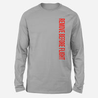 Thumbnail for Remove Before Flight 2 Designed Long-Sleeve T-Shirts