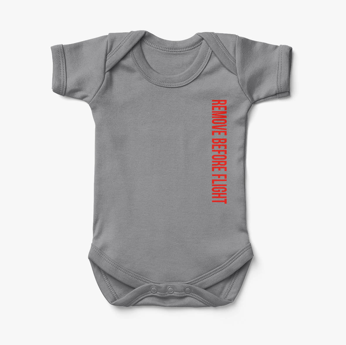 Remove Before Flight 2 Designed Baby Bodysuits