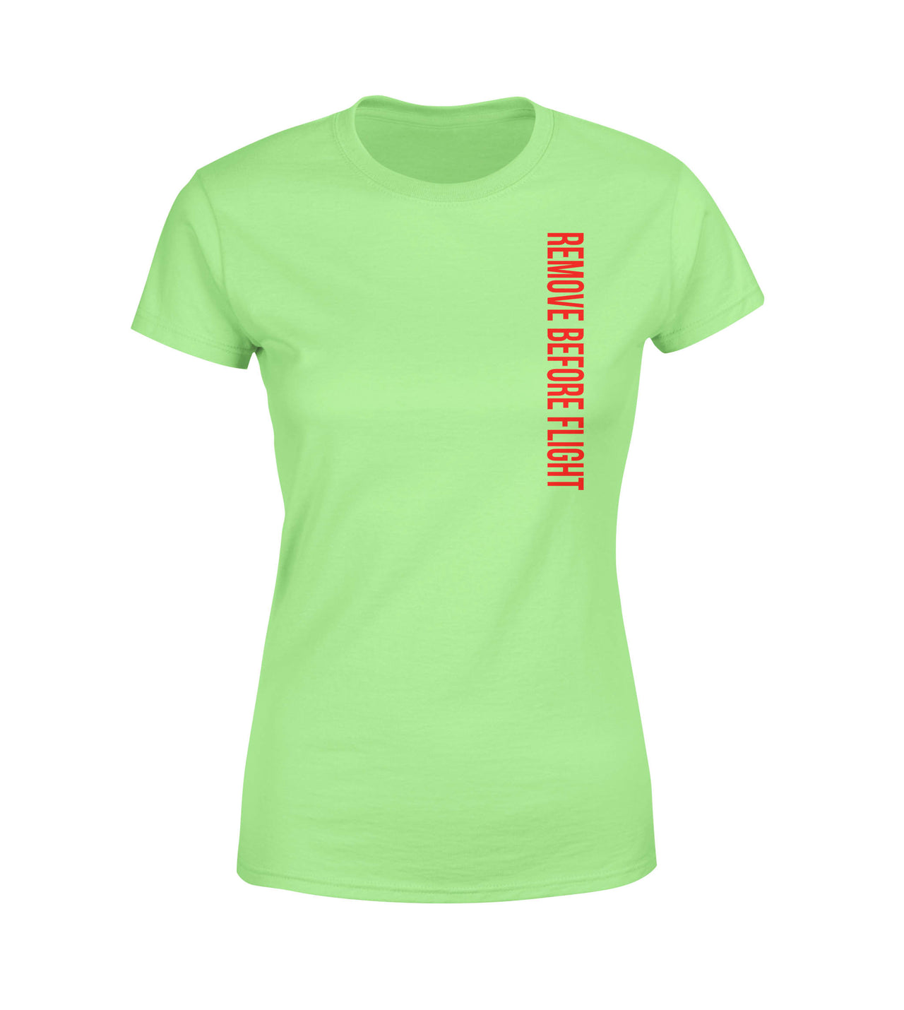 Remove Before Flight 2 Designed Women T-Shirts