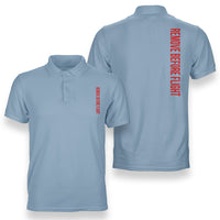 Thumbnail for Remove Before Flight 2 Designed Double Side Polo T-Shirts