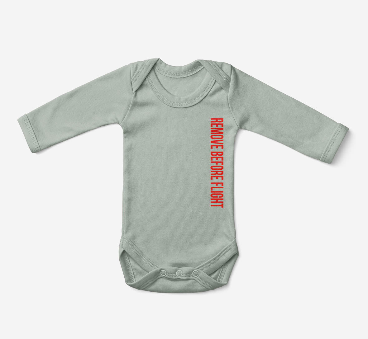 Remove Before Flight 2 Designed Baby Bodysuits