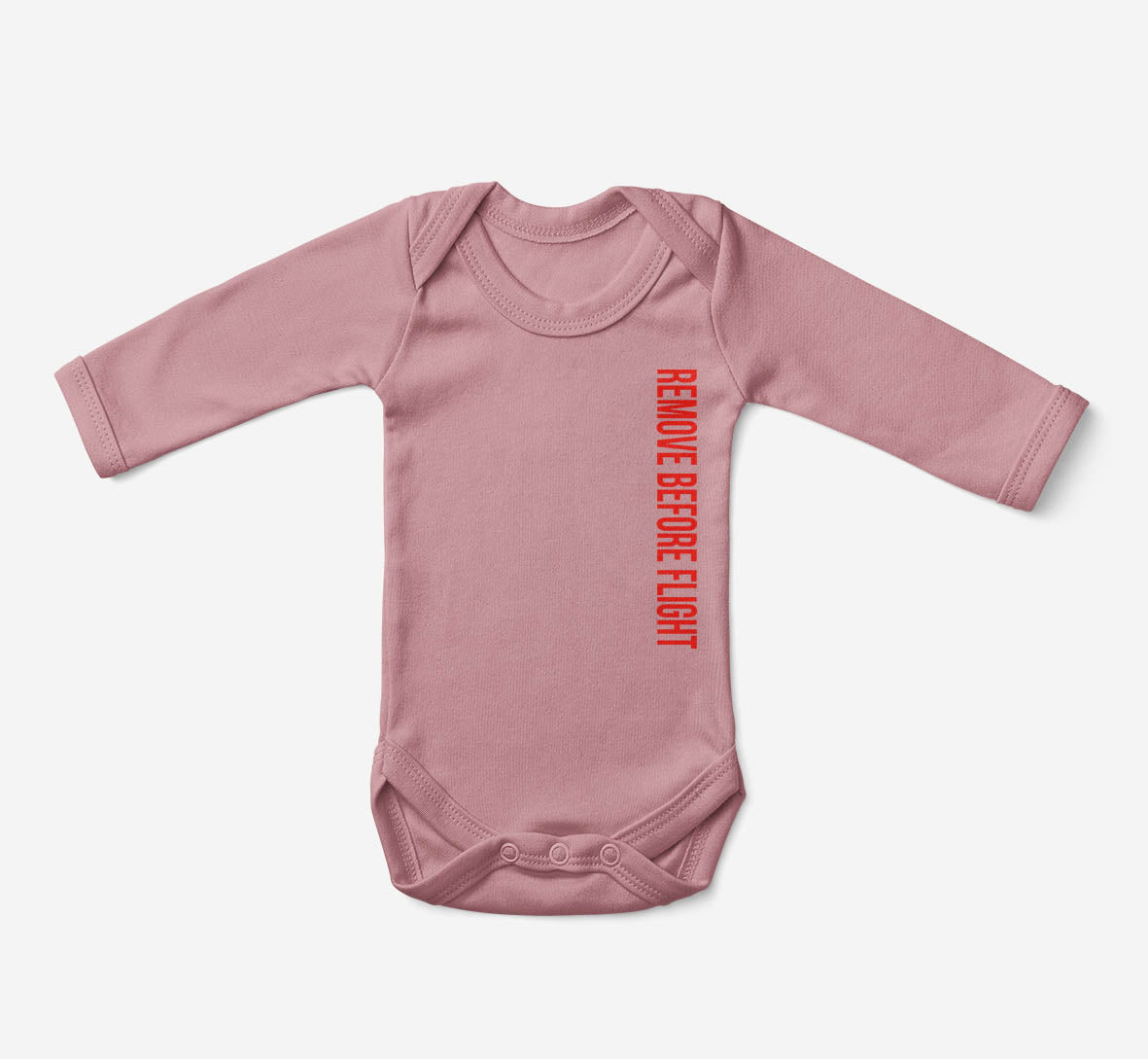 Remove Before Flight 2 Designed Baby Bodysuits