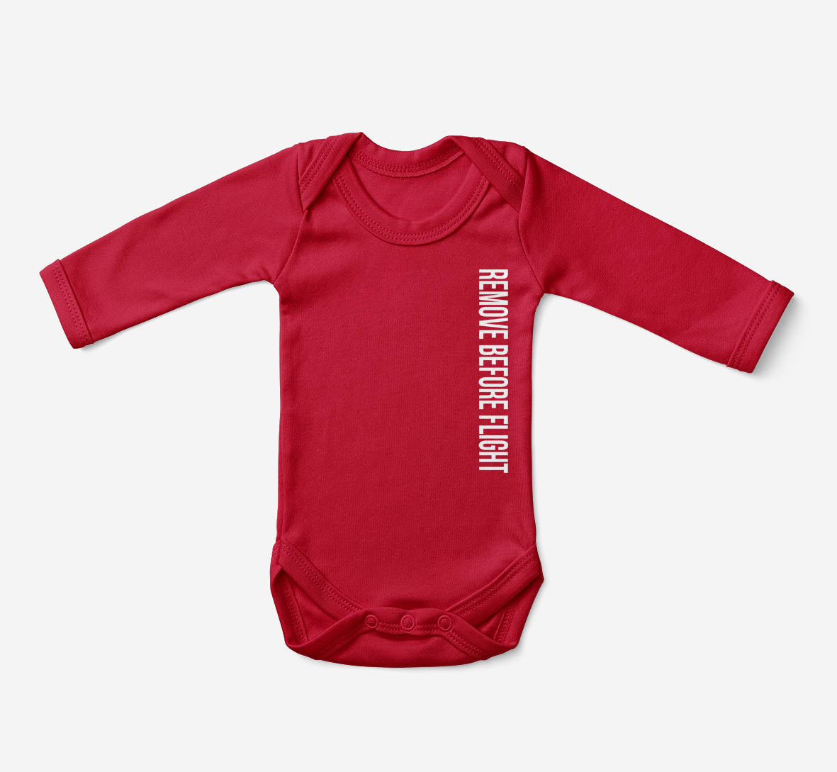 Remove Before Flight 2 Designed Baby Bodysuits