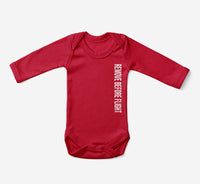 Thumbnail for Remove Before Flight 2 Designed Baby Bodysuits