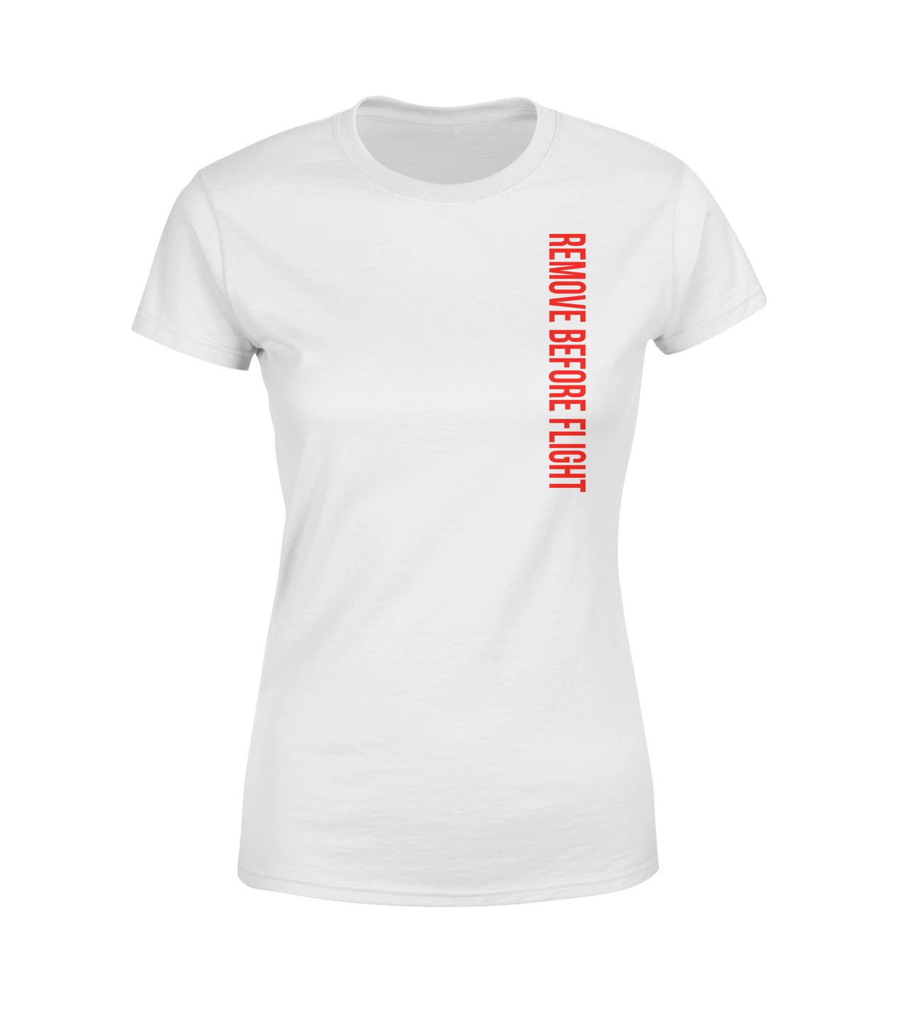 Remove Before Flight 2 Designed Women T-Shirts