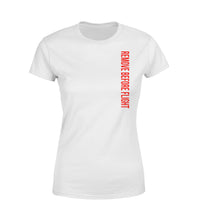 Thumbnail for Remove Before Flight 2 Designed Women T-Shirts