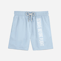 Thumbnail for Remove Before Flight 2 (Light Blue) Swim Trunks & Shorts