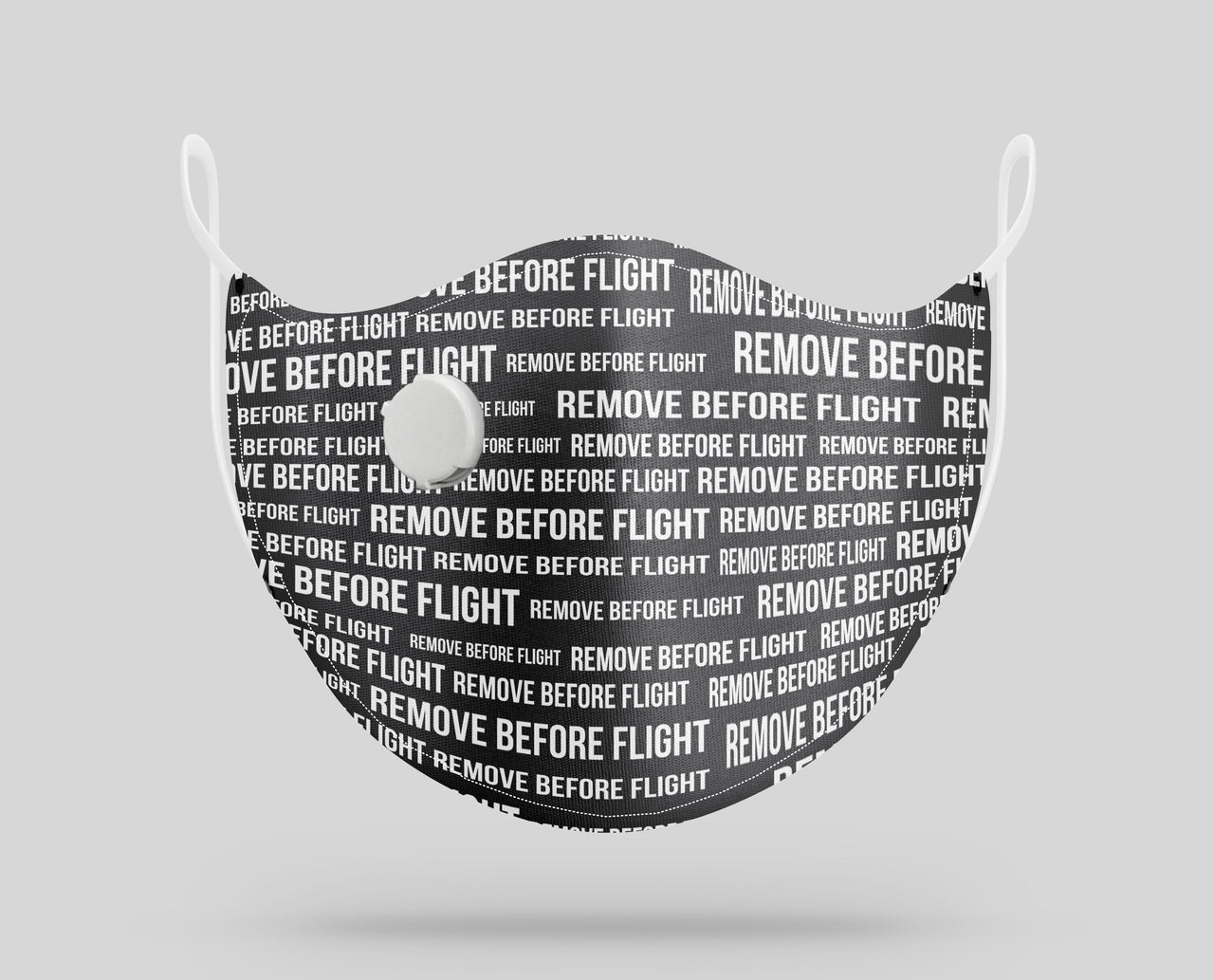 Remove Before Flight 3 Designed Face Masks