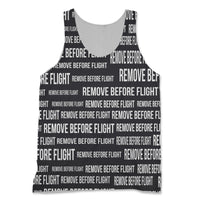 Thumbnail for Remove Before Flight 3 (Black) Designed 3D Tank Tops
