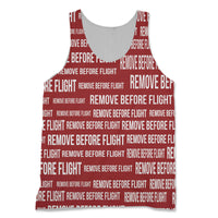 Thumbnail for Remove Before Flight 3 (Red) Designed 3D Tank Tops