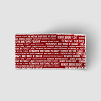 Thumbnail for Remove Before Flight 3 (Red) Designed Stickers