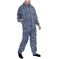 Thumbnail for Remove Before Flight 3Blue Designed Jumpsuit for Men & Women
