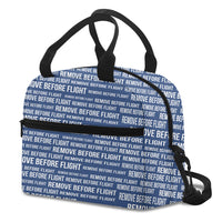 Thumbnail for Remove Before Flight 3Blue Designed Lunch Bags