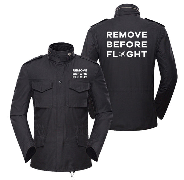 Remove Before Flight Designed Military Coats