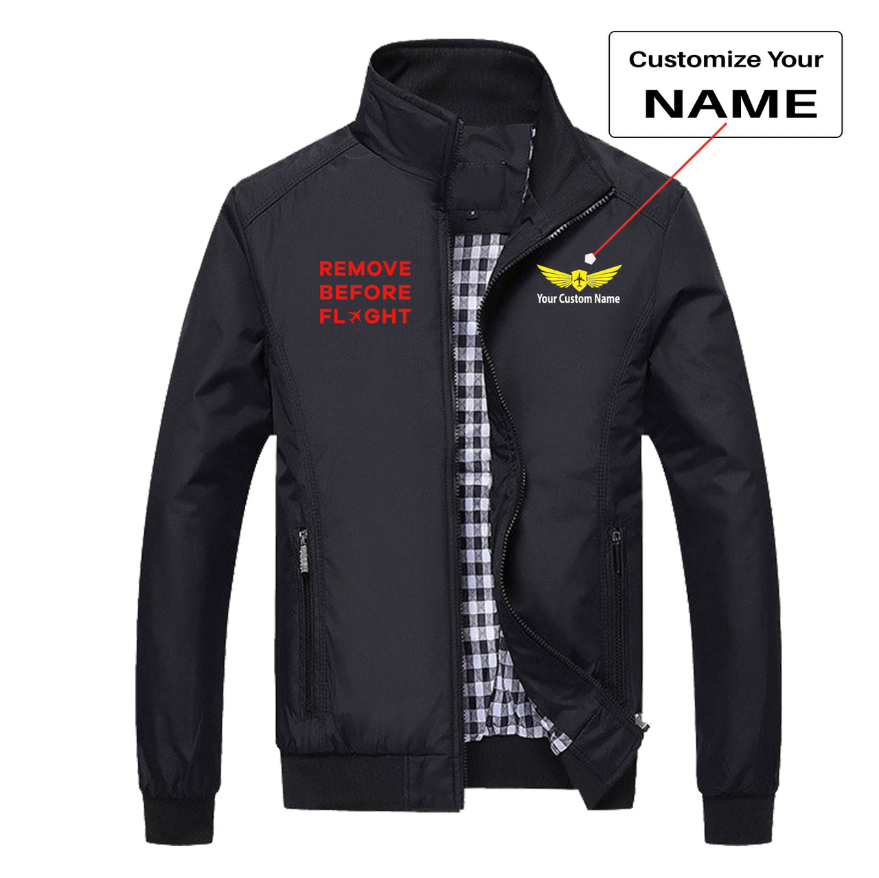 Remove Before Flight Designed Stylish Jackets