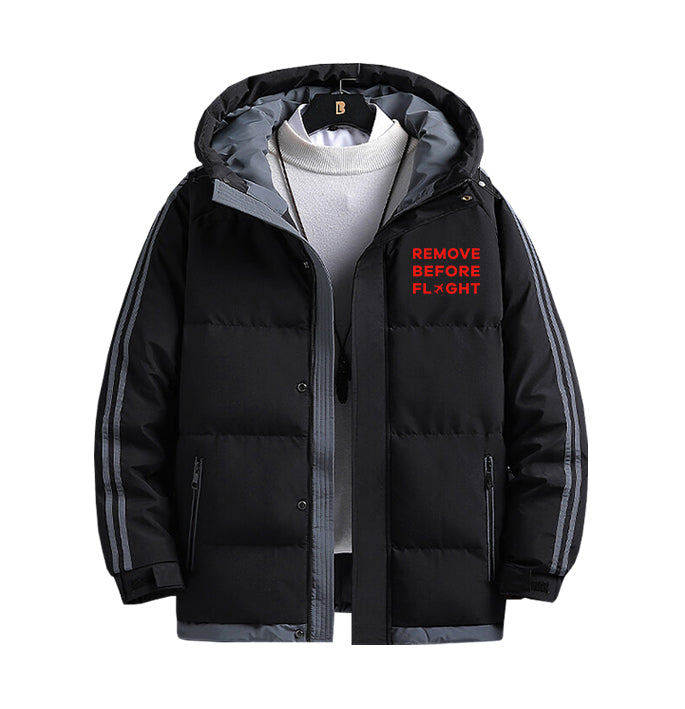 Remove Before Flight Designed Thick Fashion Jackets