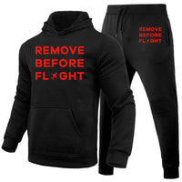 Thumbnail for Remove Before Flight Designed Hoodies & Sweatpants Set