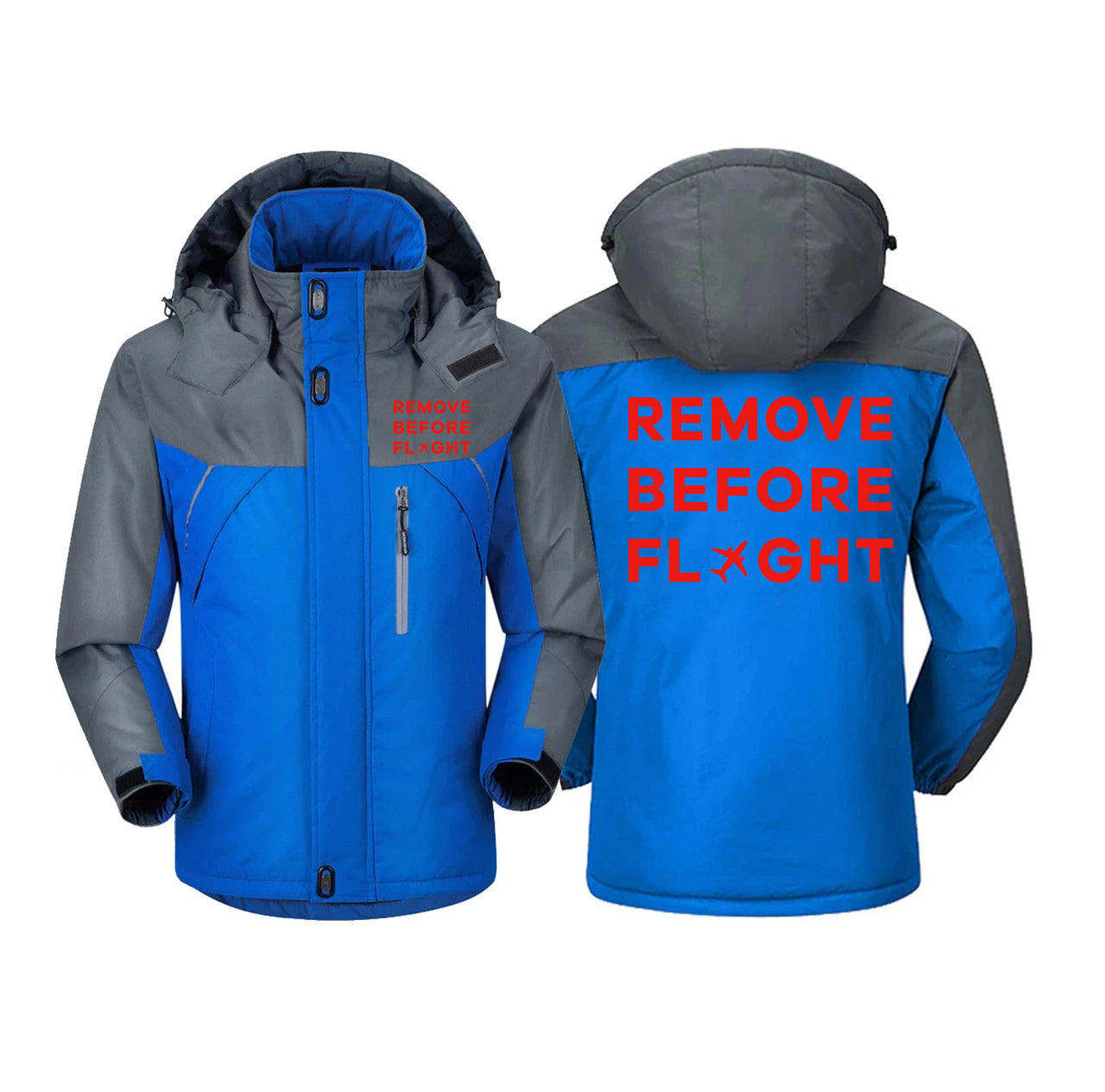 Remove Before Flight Designed Thick Winter Jackets