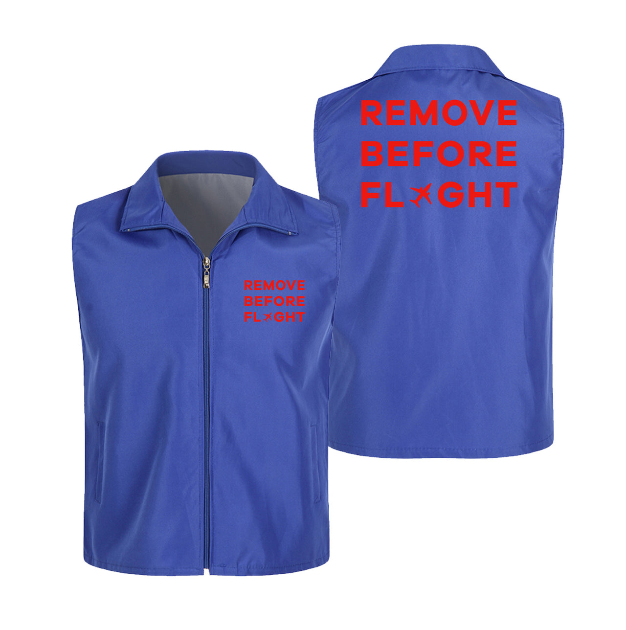 Remove Before Flight Designed Thin Style Vests