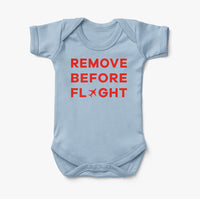Thumbnail for Remove Before Flight Designed Baby Bodysuits