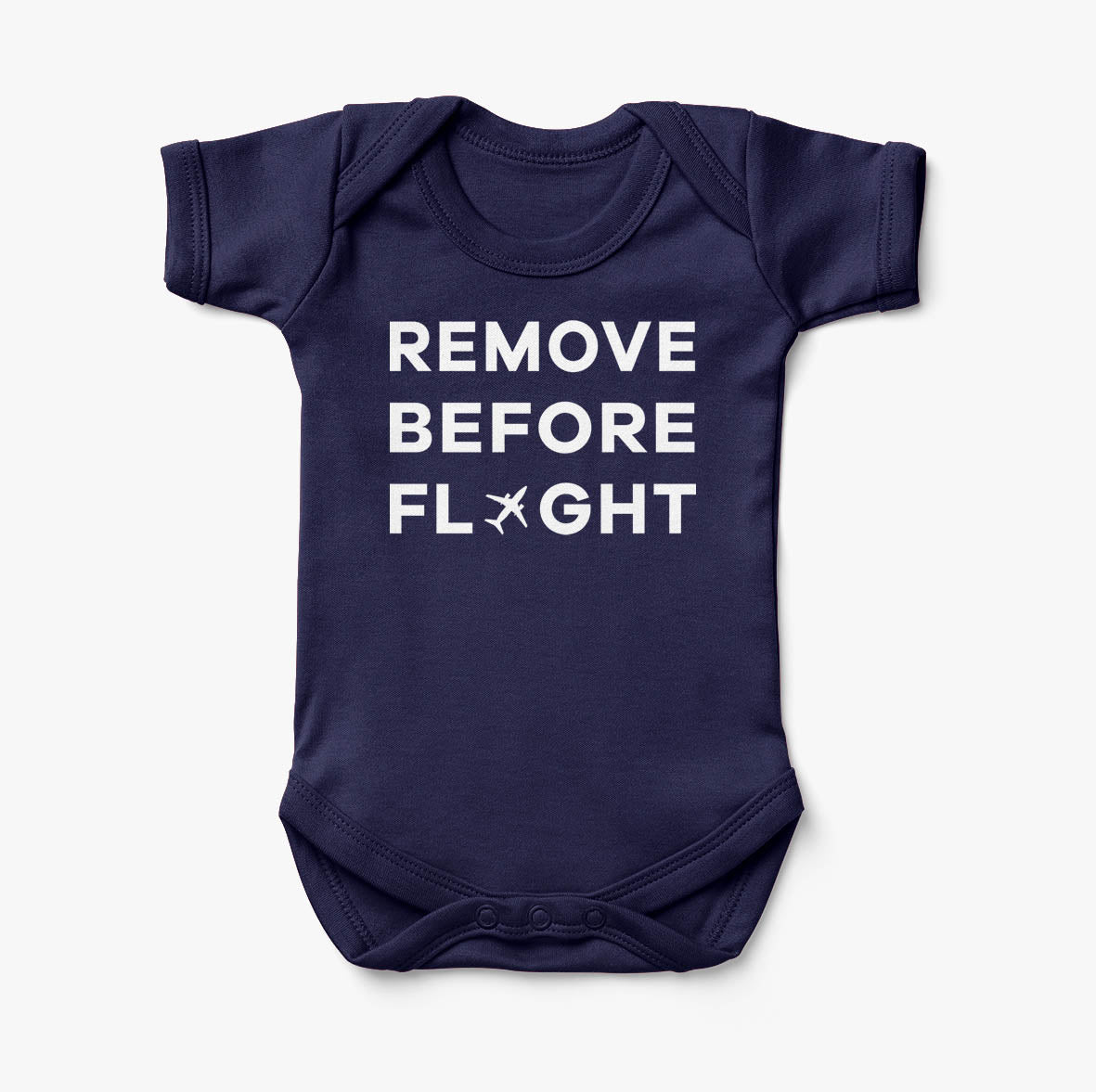 Remove Before Flight Designed Baby Bodysuits