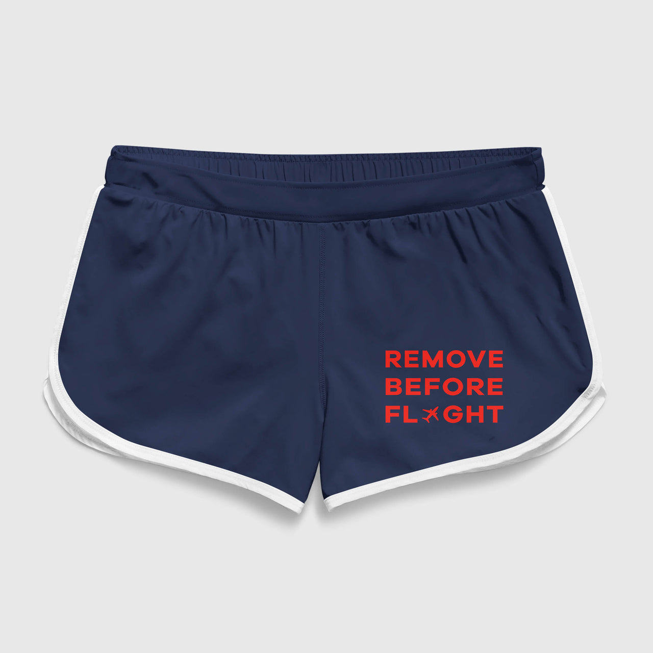 Remove Before Flight Designed Women Beach Style Shorts