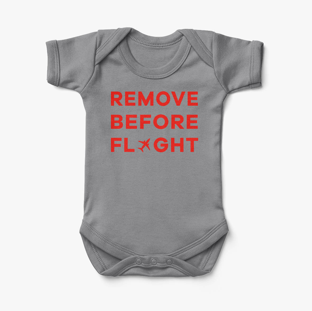 Remove Before Flight Designed Baby Bodysuits