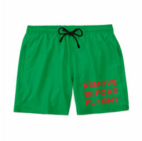 Thumbnail for Remove Before Flight Designed Swim Trunks & Shorts