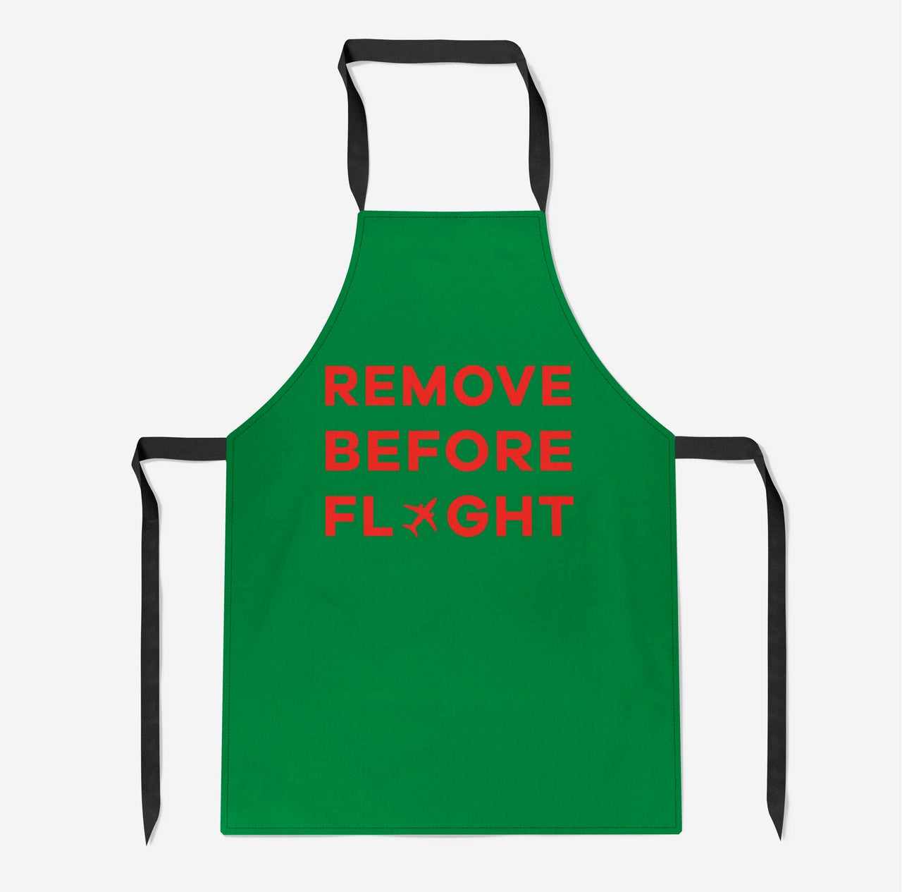 Remove Before Flight Designed Kitchen Aprons