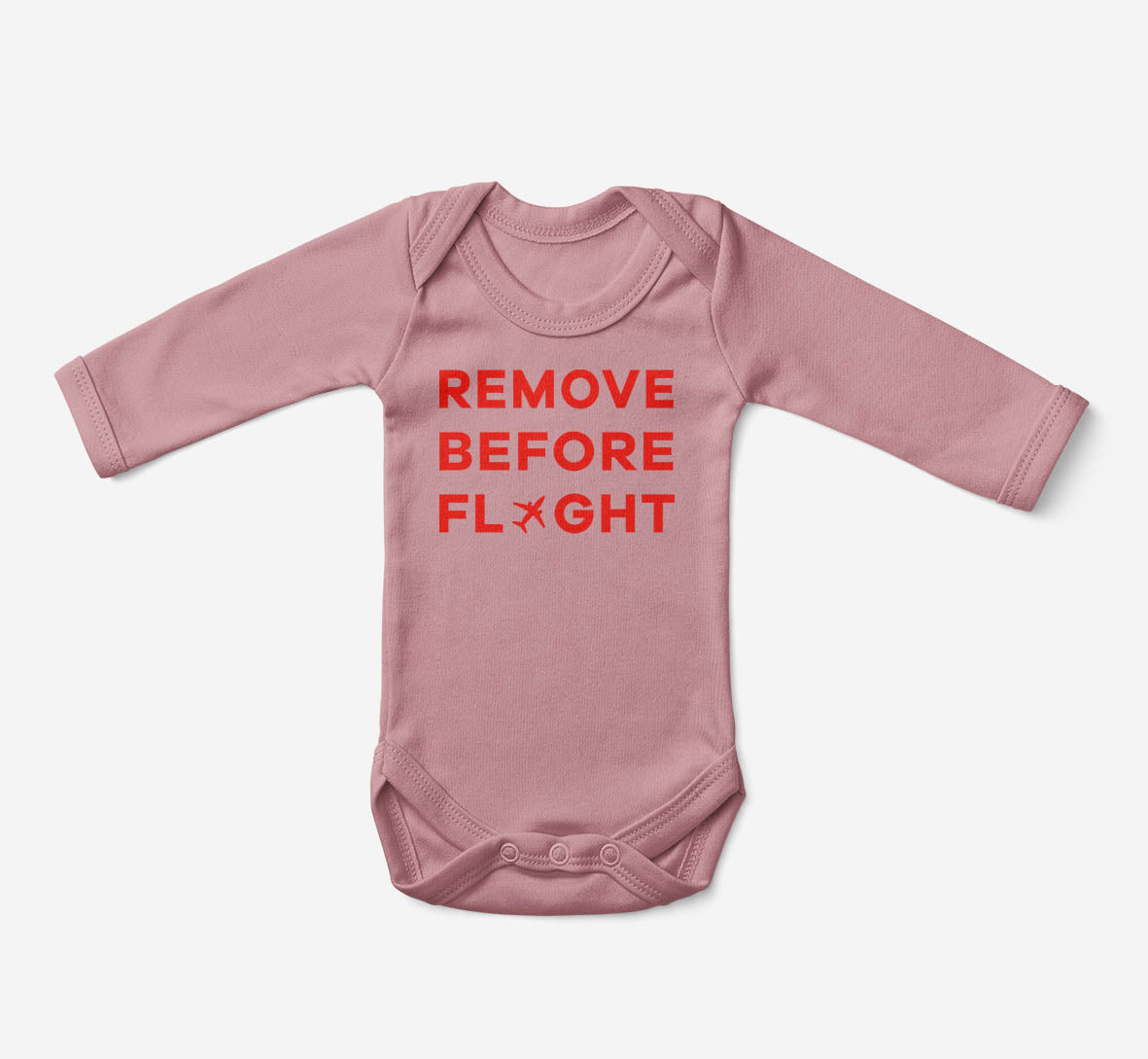 Remove Before Flight Designed Baby Bodysuits