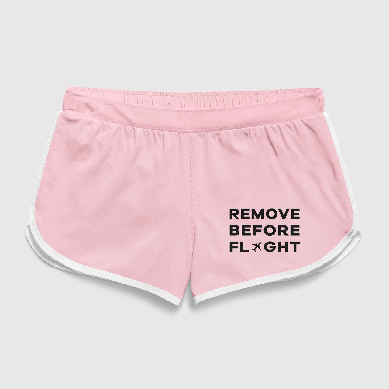 Remove Before Flight Designed Women Beach Style Shorts