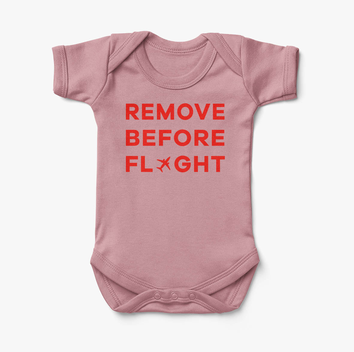 Remove Before Flight Designed Baby Bodysuits