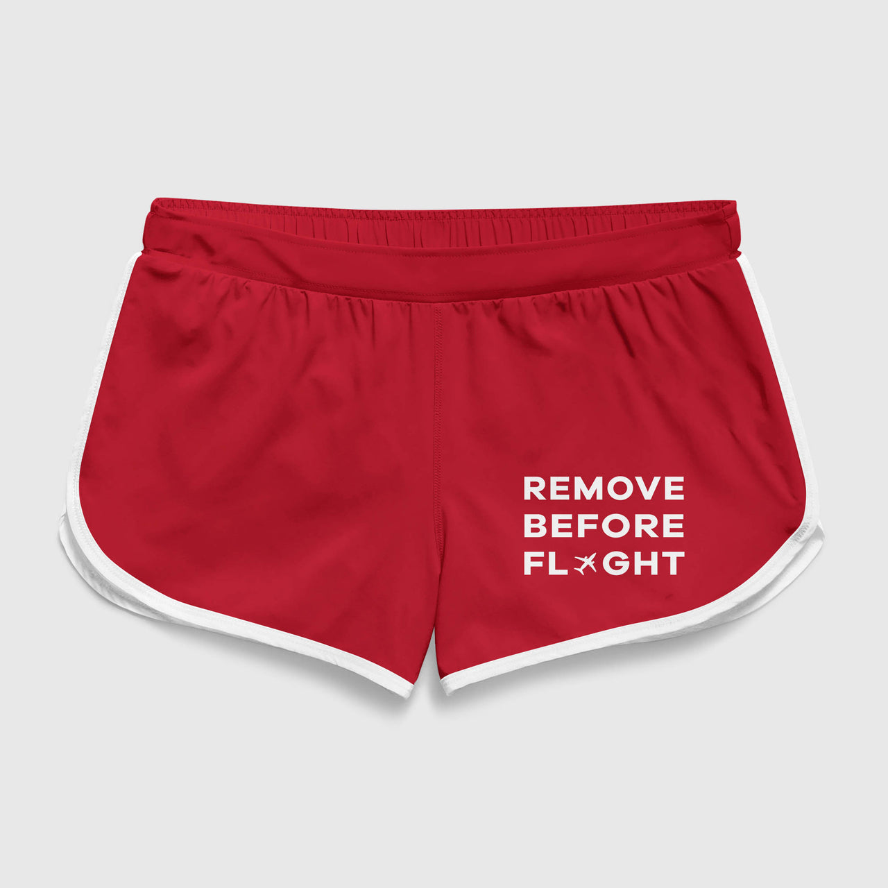 Remove Before Flight Designed Women Beach Style Shorts