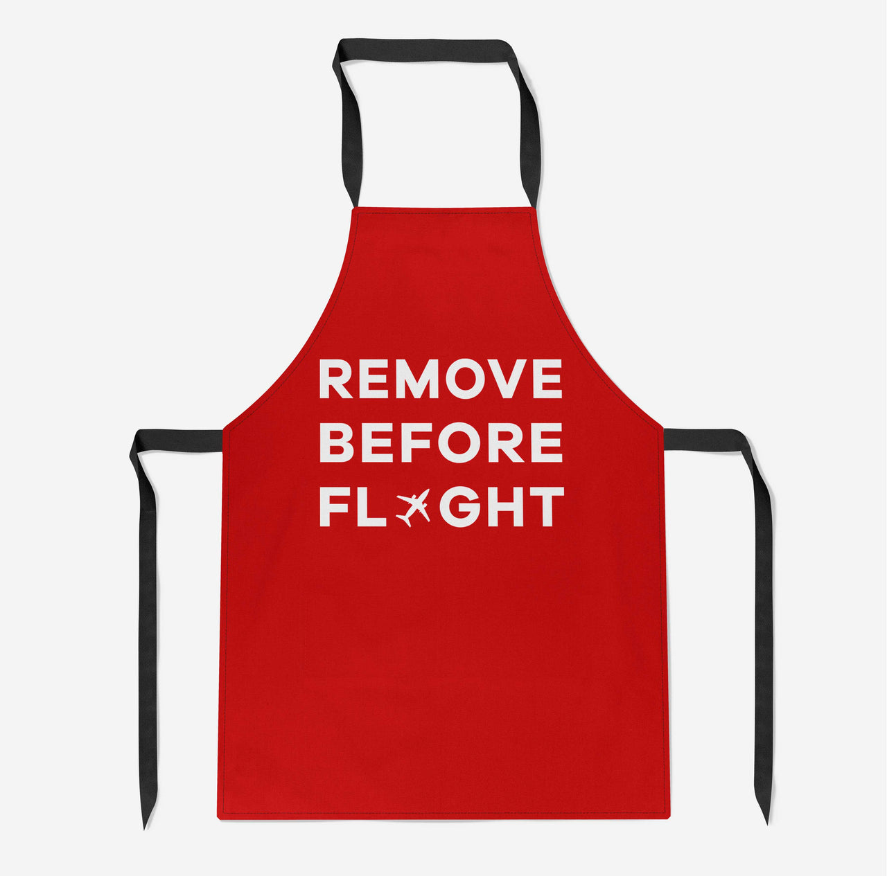 Remove Before Flight Designed Kitchen Aprons