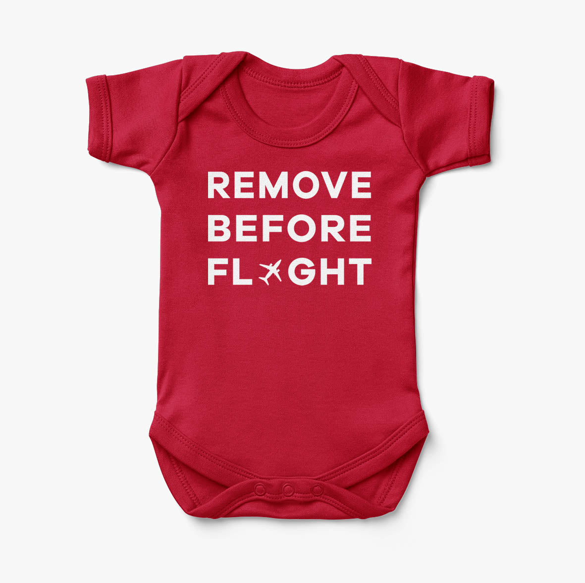 Remove Before Flight Designed Baby Bodysuits