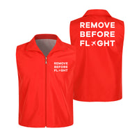 Thumbnail for Remove Before Flight Designed Thin Style Vests