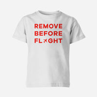 Thumbnail for Remove Before Flight Designed Children T-Shirts