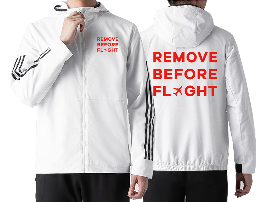 Remove Before Flight Designed Sport Style Jackets