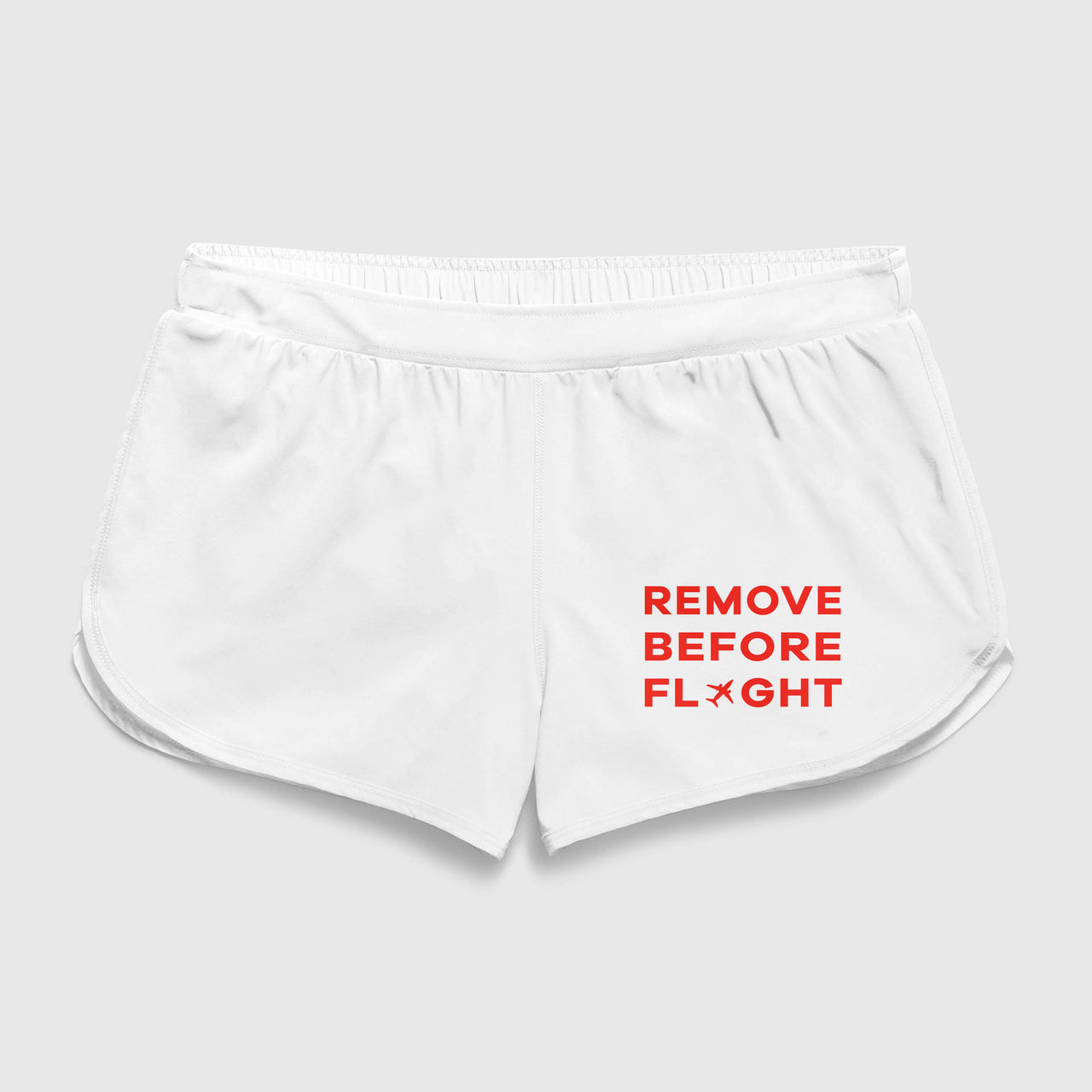 Remove Before Flight Designed Women Beach Style Shorts