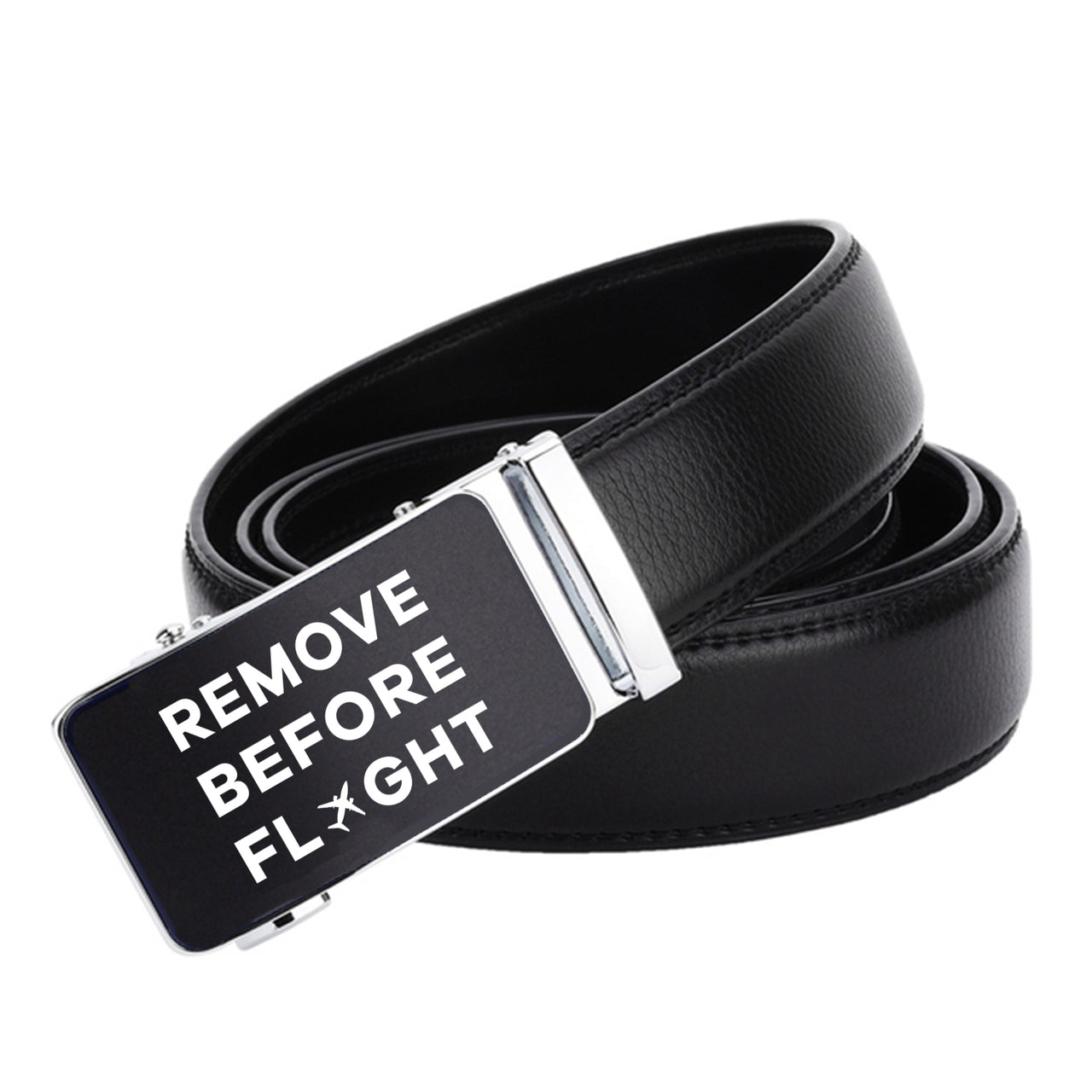 Remove Before Flight Designed Aviator Belts