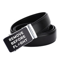 Thumbnail for Remove Before Flight Designed Aviator Belts