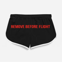 Thumbnail for Remove Before Flight (2) Designed Women Beach Style Shorts