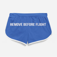 Thumbnail for Remove Before Flight (2) Designed Women Beach Style Shorts