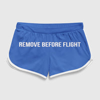 Thumbnail for Remove Before Flight (2) Designed Women Beach Style Shorts