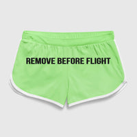 Thumbnail for Remove Before Flight (2) Designed Women Beach Style Shorts