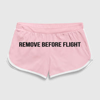 Thumbnail for Remove Before Flight (2) Designed Women Beach Style Shorts
